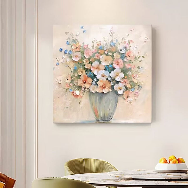 Floral Acrylic Canvas Wall Art
