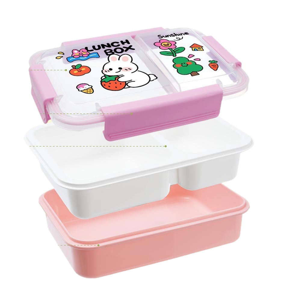 Fun-Themed Multi-Compartment Lunch Box