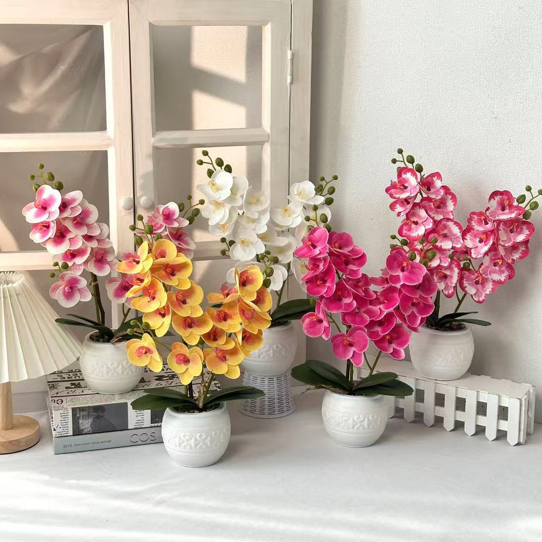 Decorative Orchid for Tabletop Home Decor