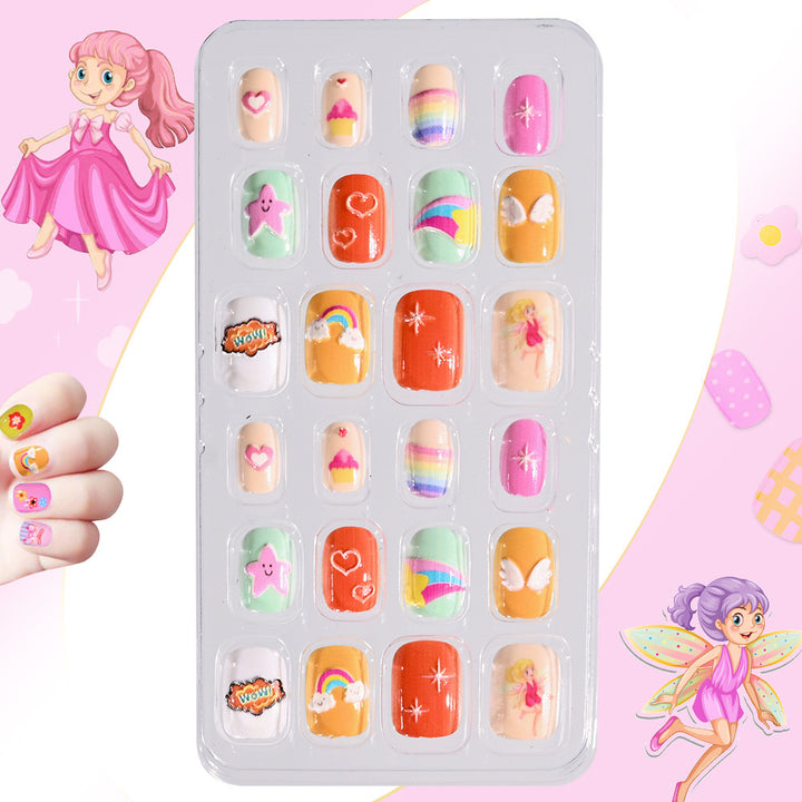 Children's Themed Decorative Press-On Nail Set Kalsten