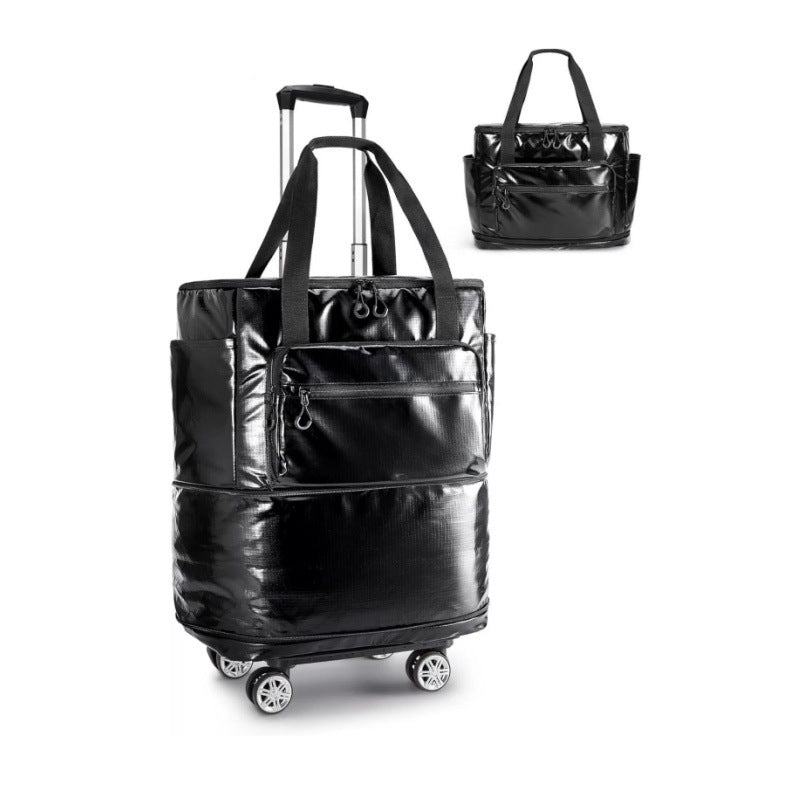 Rolling travel bag with multifunctional compartment system Kalsten
