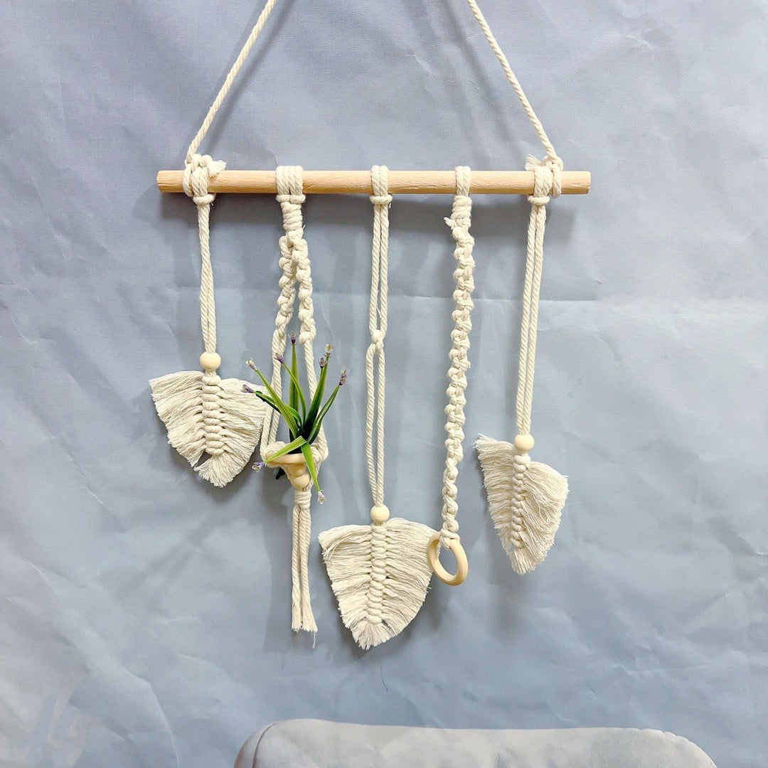 Decorative Macrame Leaf Wall Hanging Kalsten