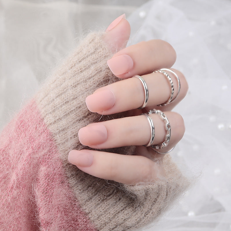 Matte Press-On Nail Set Kalsten