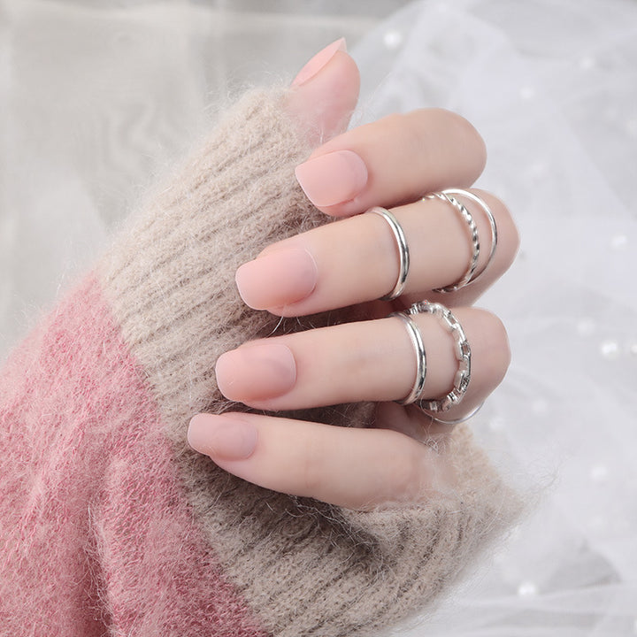Matte Press-On Nail Set Kalsten