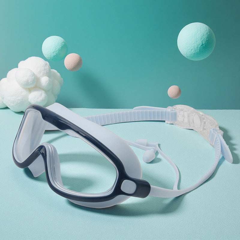 Waterproof swimming goggles with adjustable nose piece Kalsten