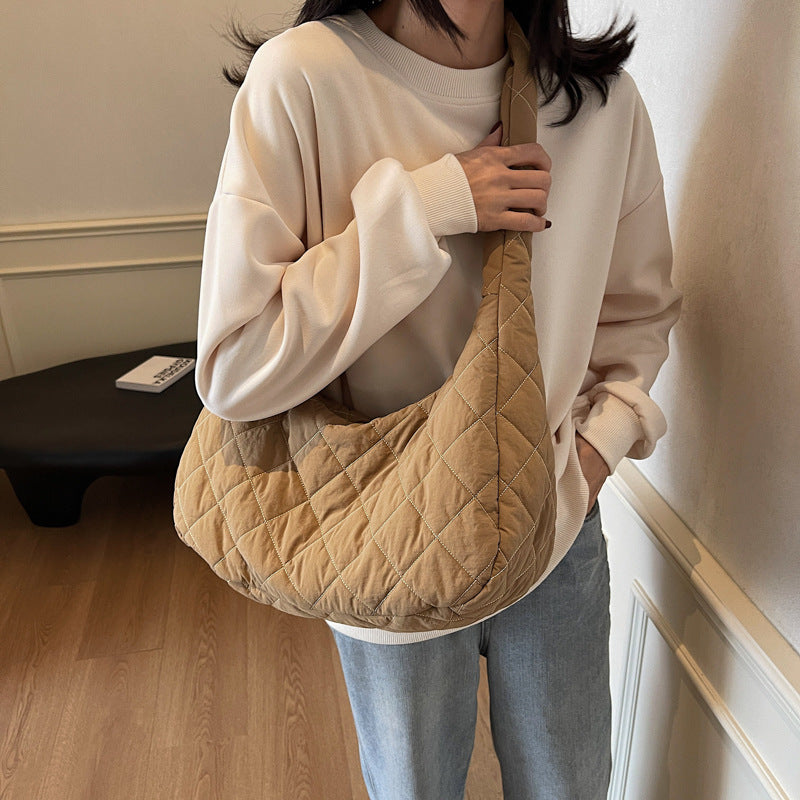 Chic Quilted Hobo Handbag Kalsten