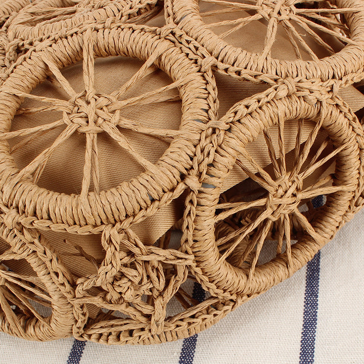 Round basket bag with unmistakable design Kalsten