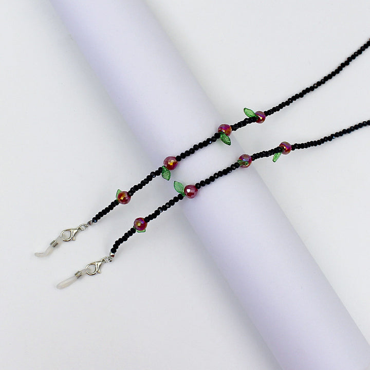 Charming Floral Beaded Eyewear Chain Kalsten