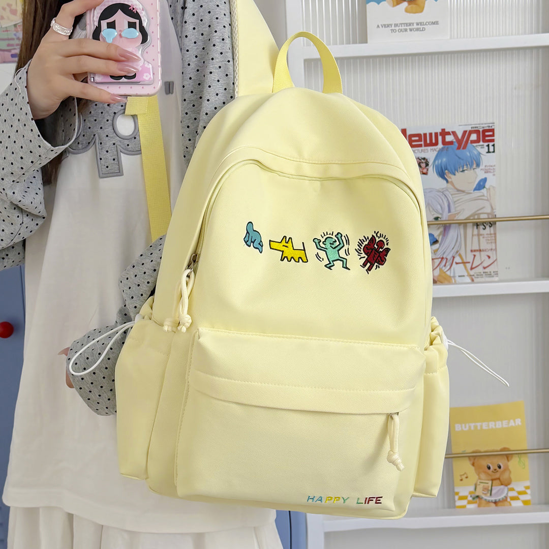 Artistic Embroidered Casual Backpack Kalsten