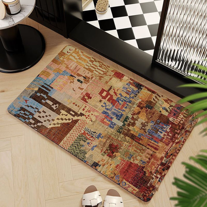 Mosaic Pattern Bath Mat Kalsten