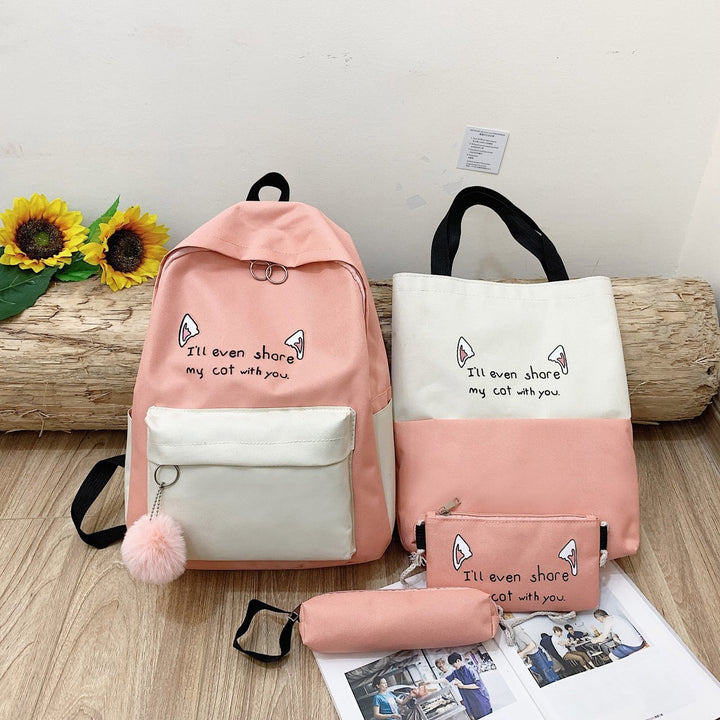Cute Animal-Themed Backpack Set Kalsten