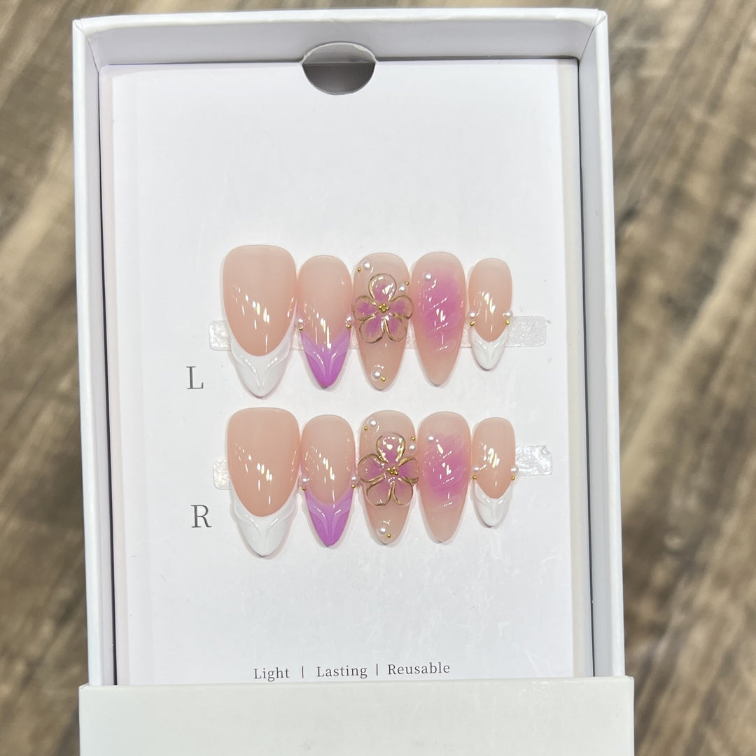 Reusable Press-On Nail Set Kalsten