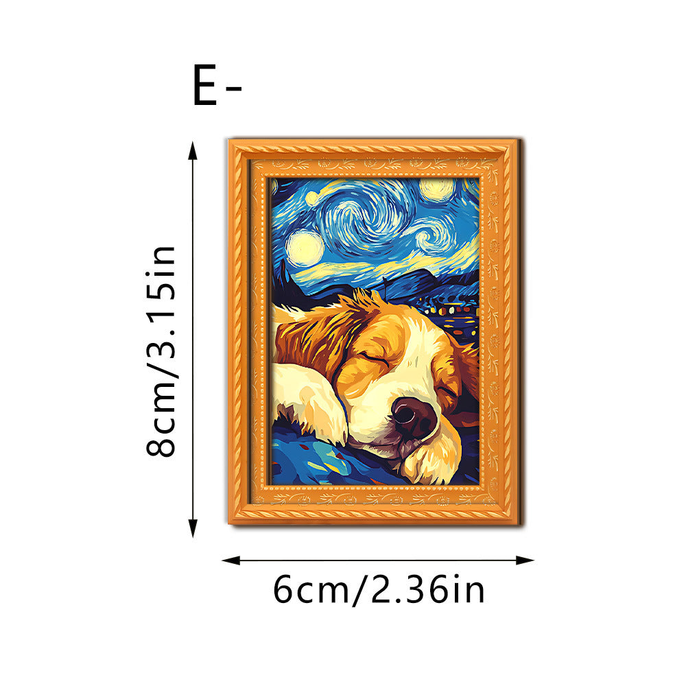 Decorative cat art with futuristic design Kalsten
