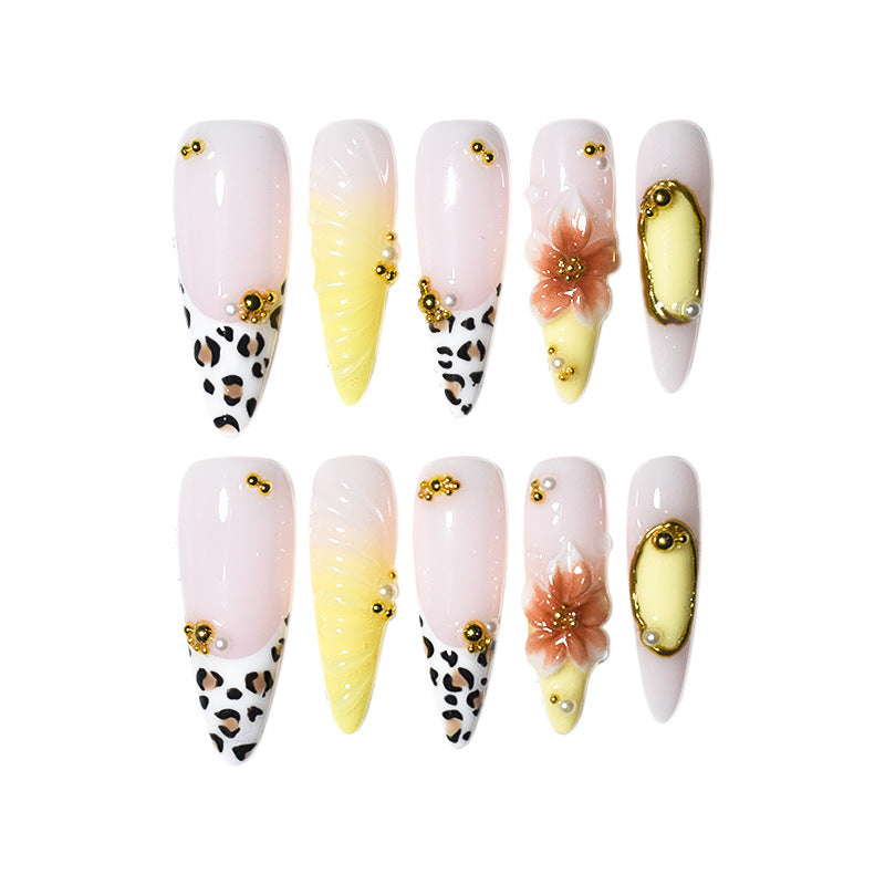 Ornate Stiletto Nail Art Extensions Kalsten