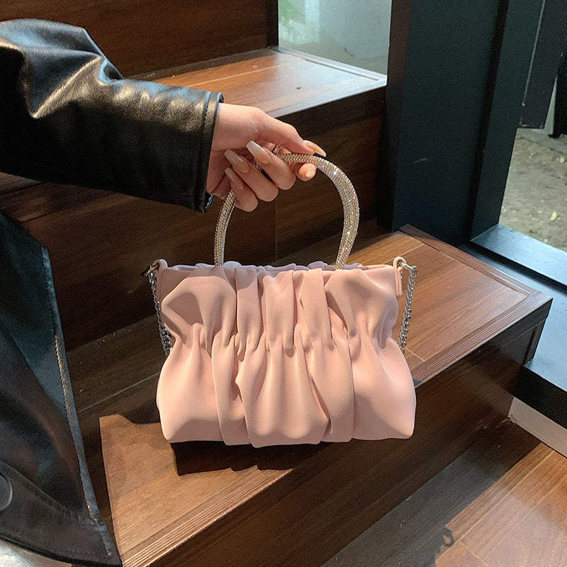 Elegant Ruched Handbag