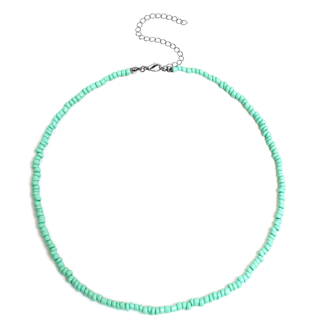 Colorful Beaded Choker Necklace Kalsten