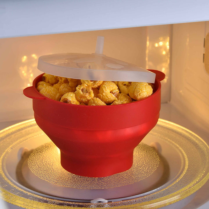 Silicone Popcorn Container with Lid Kalsten