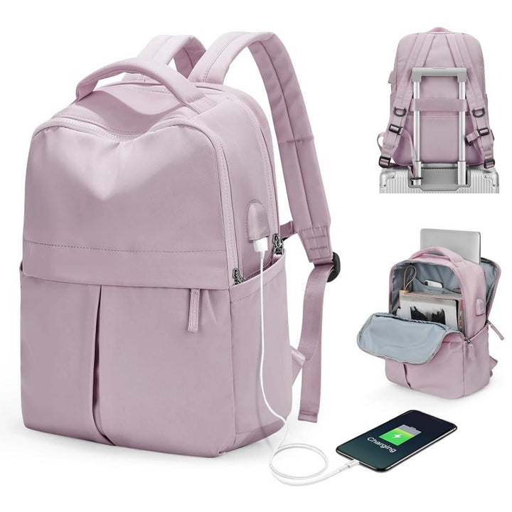 Multifunctional Laptop Backpack with USB Port and Versatile Compartments Kalsten
