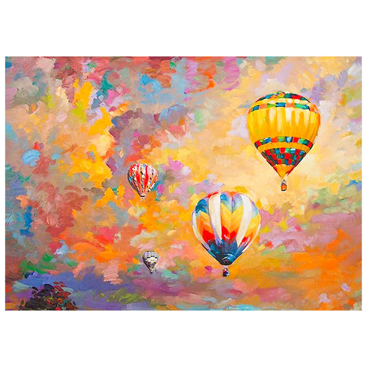 Colorful Hot Air Balloon Canvas Artwork
