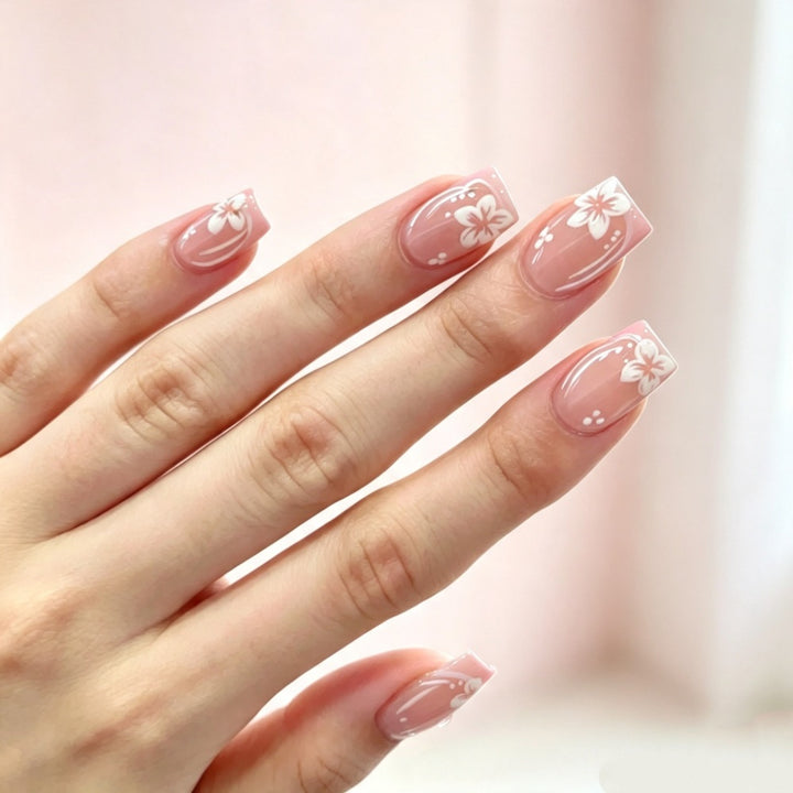 Floral Patterned Press-On Nail Set Kalsten 1787395178