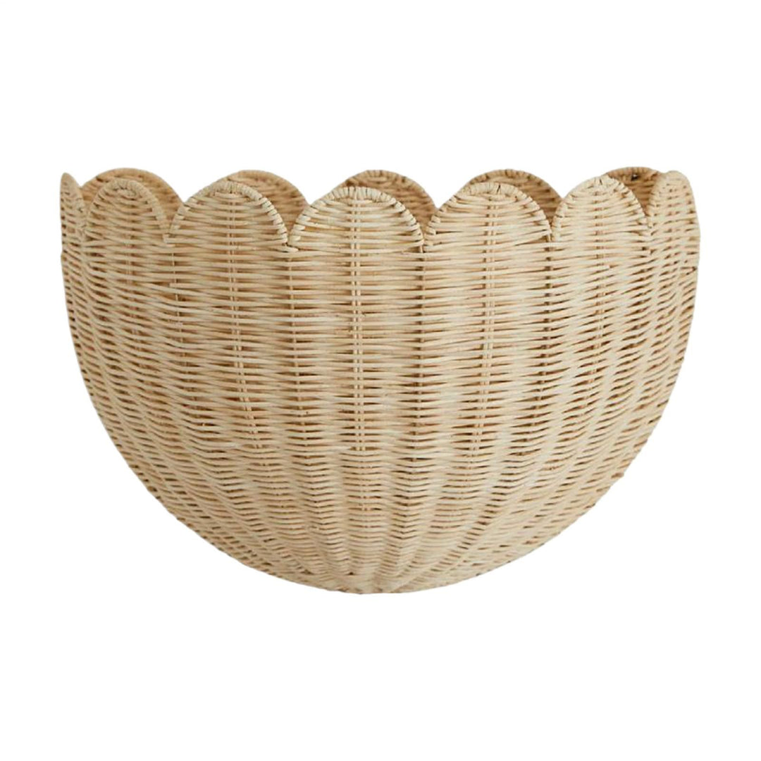 Handcrafted Basket in Shell Design Kalsten