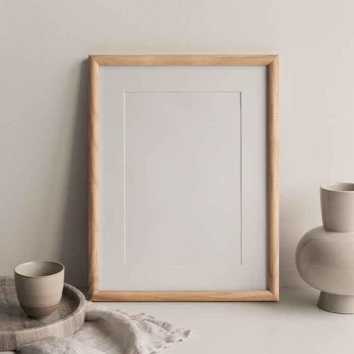 Rustic Natural Wood Photo Frame for Home Decor
