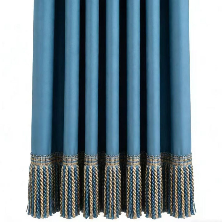 Noble curtain with fringe trim Kalsten