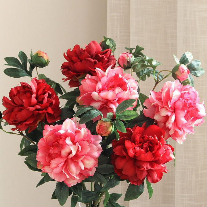 Lifelike Peony Floral Arrangement