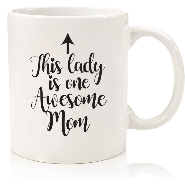 Ceramic Novelty Mother'S Day Coffee Mug With Tall Straight Walls Large C-Handle Sublimation Print