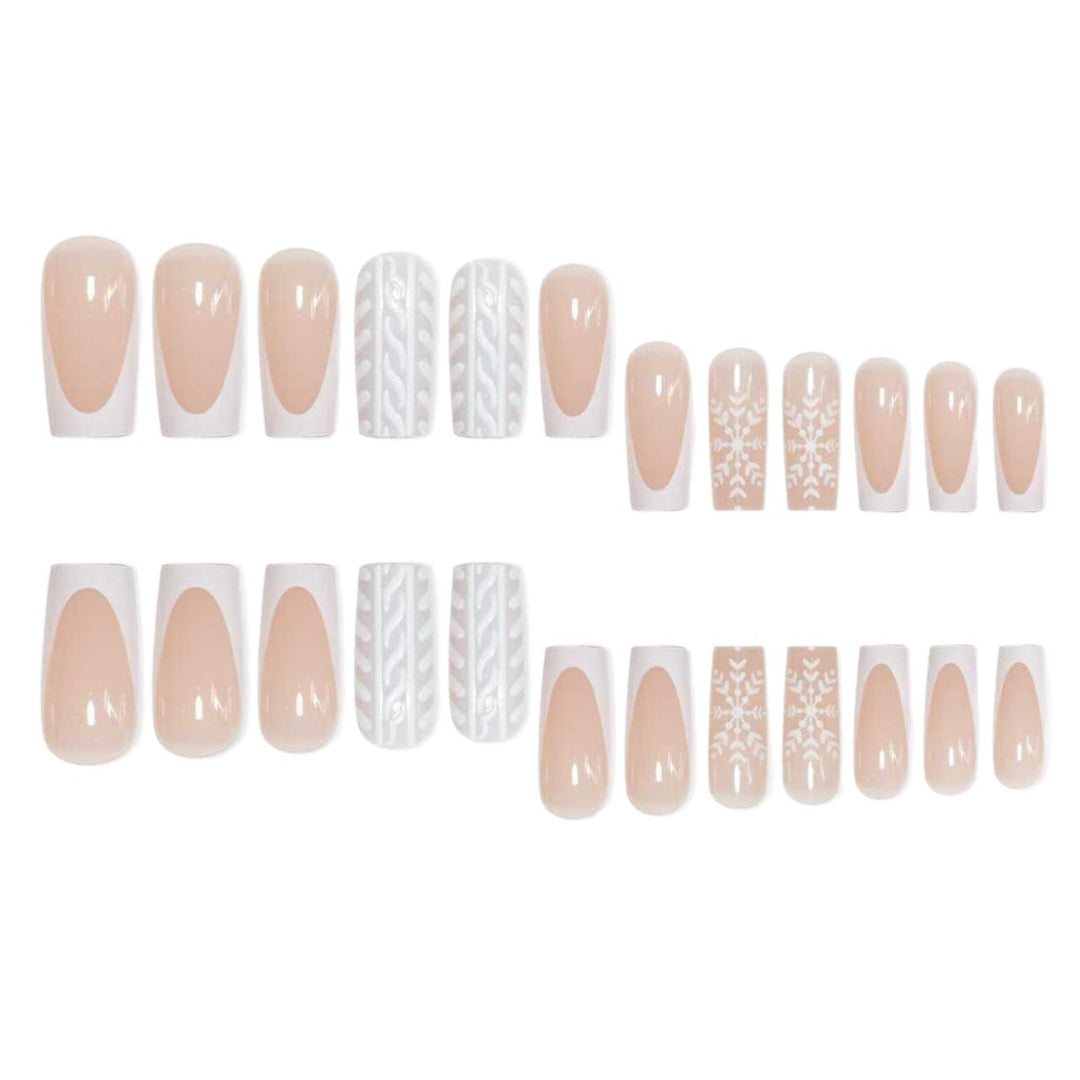 Seasonal French Tip Nail Art Set Kalsten