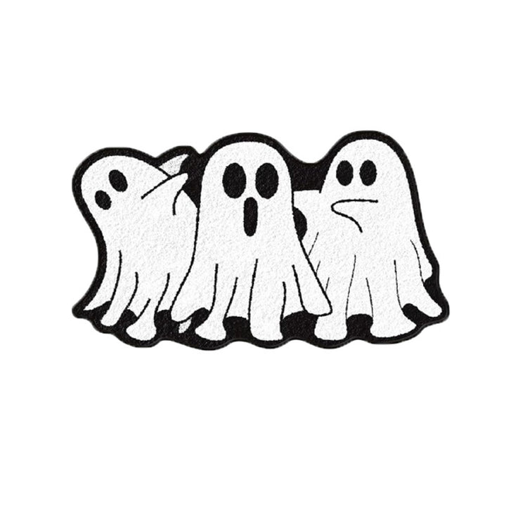 Ghost-Themed Plush Bath Mat Kalsten