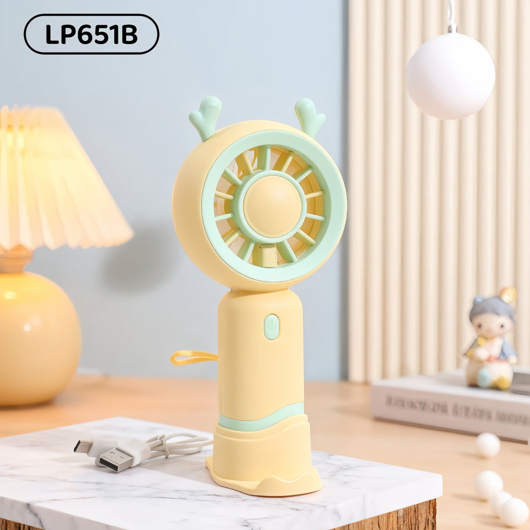Women Portable USB Hand Fan with Cute Designs Kalsten