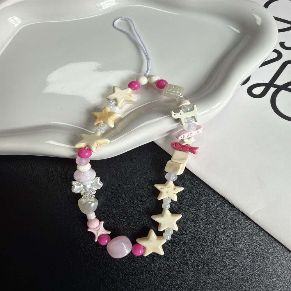 Decorative Beaded Phone Lanyard Kalsten 1790135646