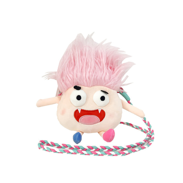 Cute Plush Monster Crossbody Bag