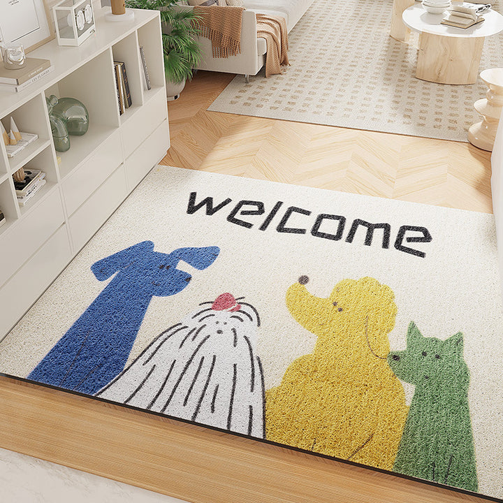 Dog-Themed Welcome Mat Kalsten