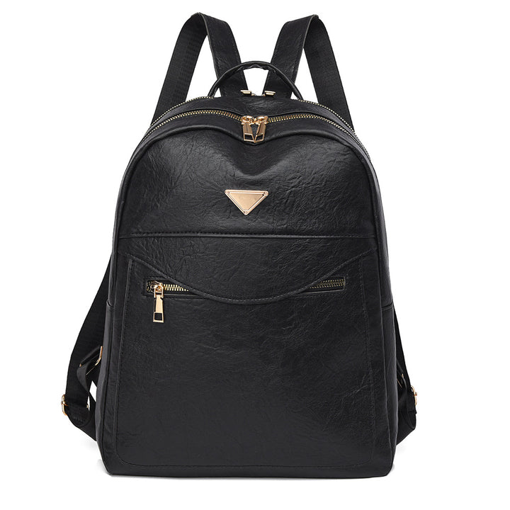 Elegant Faux Leather Backpack Kalsten