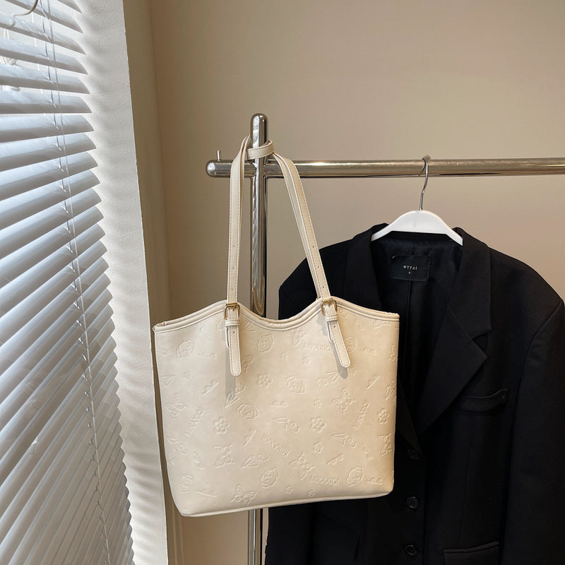 Textured Leather Tote Kalsten