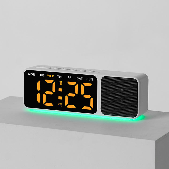 Digital LED alarm clock with multicolor lighting Kalsten