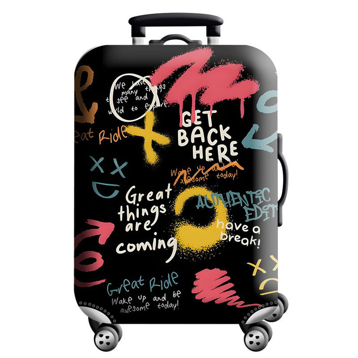 Unisex hard-shell suitcase with modern geometric design Kalsten