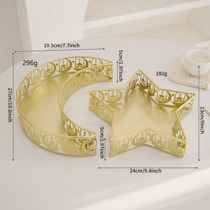 Elegant metal candle holder Kalsten