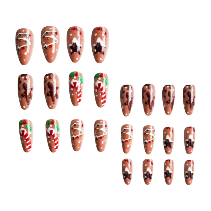 Festive Gingerbread Nail Art Kit  1790958181