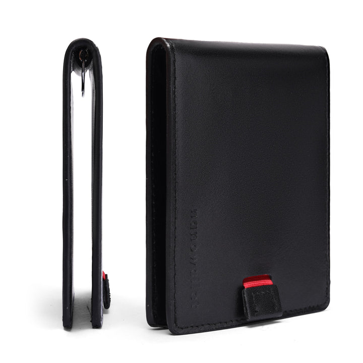 RFID-Blocking Leather Money Clip Wallet Kalsten