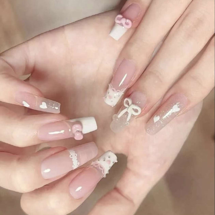 Decorative Press-On Nail Art Set Kalsten