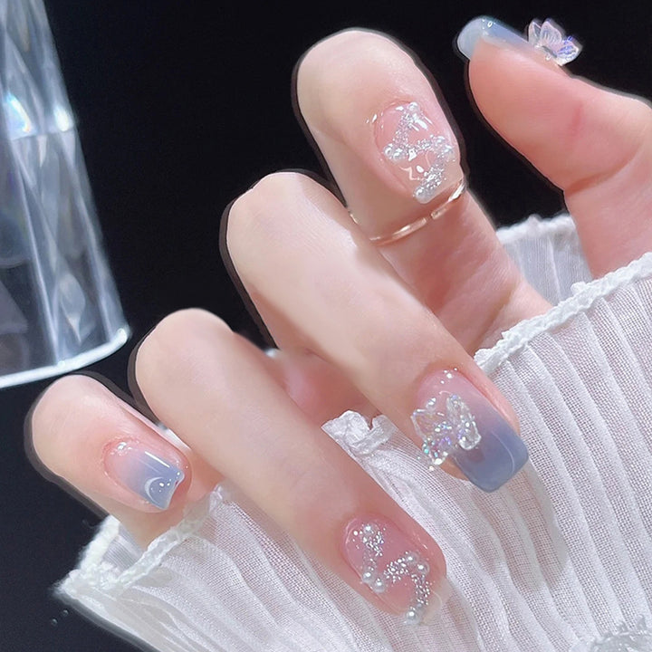 Themed Nail Art Press-On Nails with Cute Character and Bow Designs Kalsten