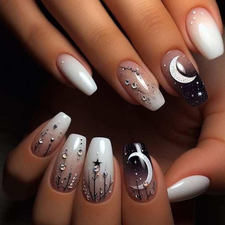 Starry Night-Themed Press-On Nails Kalsten