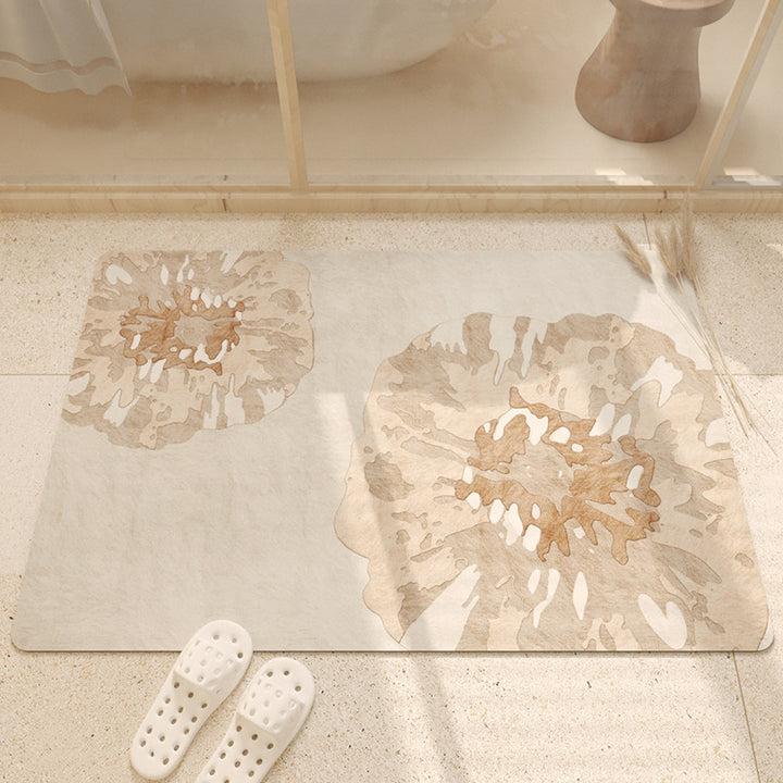 Abstract Soft Bath Mat