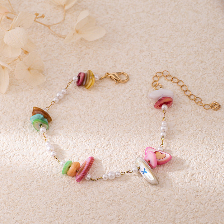 Chic Pearl and Gemstone Bracelet Kalsten