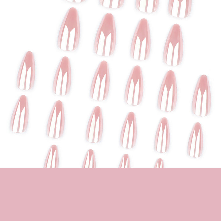 Elegant Stiletto Nails with Glossy Finish Kalsten