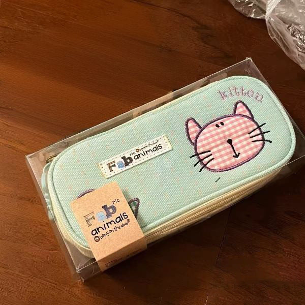 Cat-Themed Cute Pencil Case