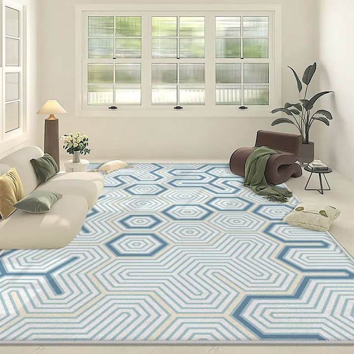 Geometric Pattern Area Rug Kalsten